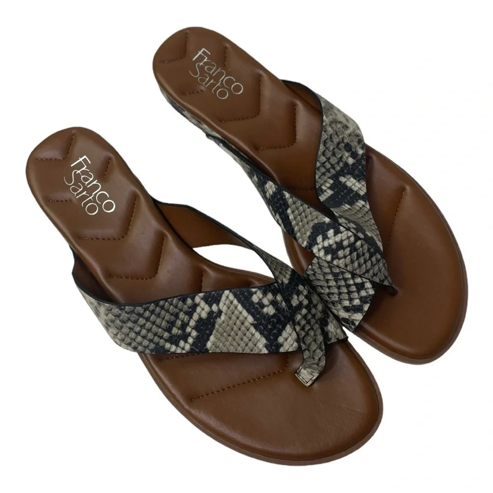 Franco Sarto Darious Women’s Faux Snakeskin Sandals
